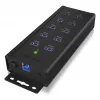 ICY BOX IB-HUB1703-QC3 USB 3.2 Gen 1 (3.1 Gen 1) Type-B 5000 Mbit/s Juoda