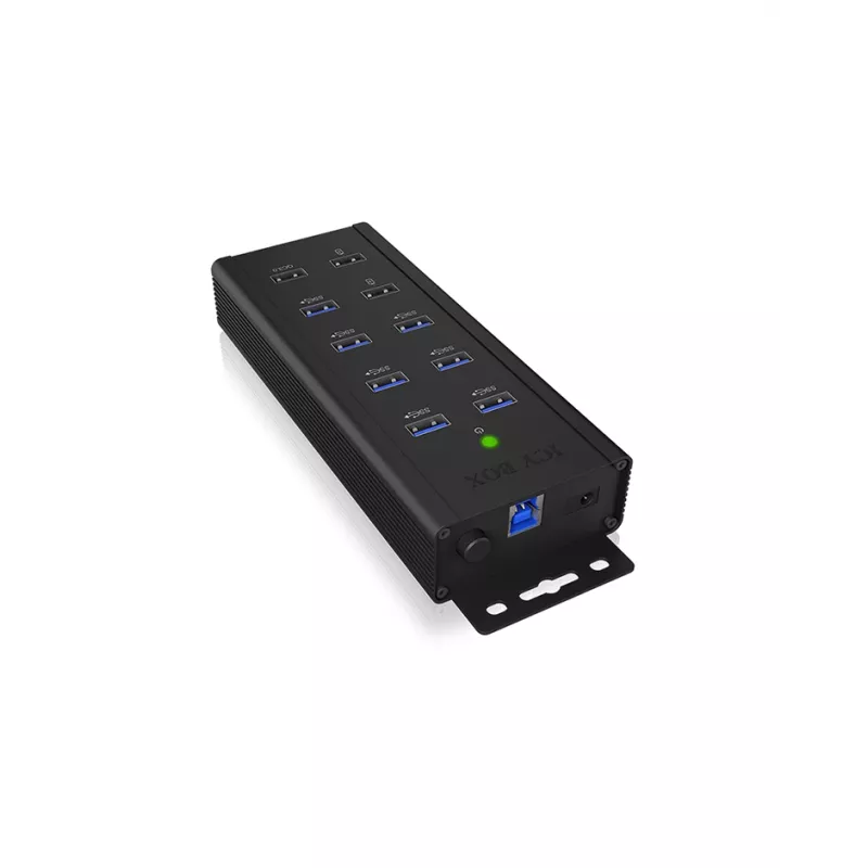 ICY BOX IB-HUB1703-QC3 USB 3.2 Gen 1 (3.1 Gen 1) Type-B 5000 Mbit/s Juoda