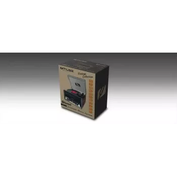 Tiesioginės pavaros audio patefonas Muse MT-112 W — pusiau automatinis, 20 W RMS, 3,5 mm išvestis, LCD, AC 100–240 V