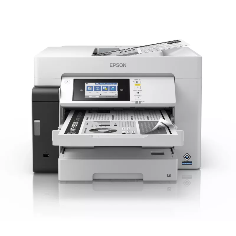 Daugiafunkcis įrenginys Epson M15180 — rašalinė vienspalvė spauda, 4800x1200 DPI, spalvotas skenavimas 1200x1200, A4, „Wi‑Fi“, „Ethernet“, dvipusė spauda