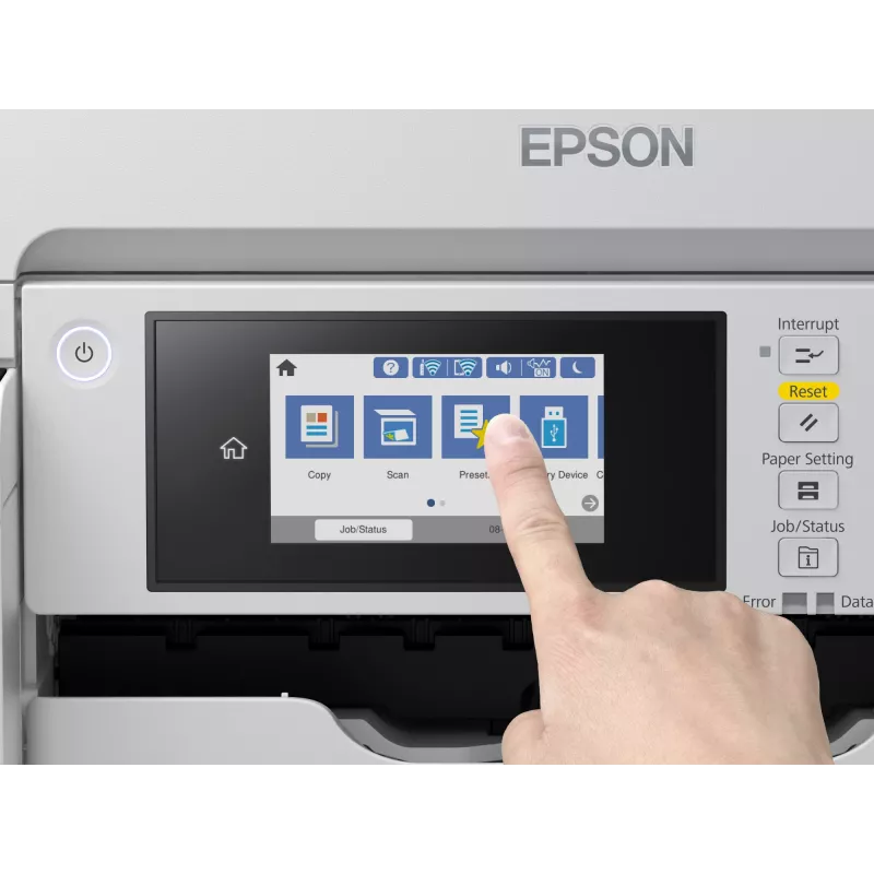 Daugiafunkcis įrenginys Epson M15180 — rašalinė vienspalvė spauda, 4800x1200 DPI, spalvotas skenavimas 1200x1200, A4, „Wi‑Fi“, „Ethernet“, dvipusė spauda