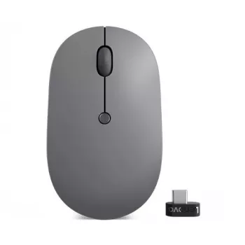 Lenovo Go USB-C belaidė pelė, skirta biurui, ambidekstrinė, RF belaidė, optinė, 2400 DPI
