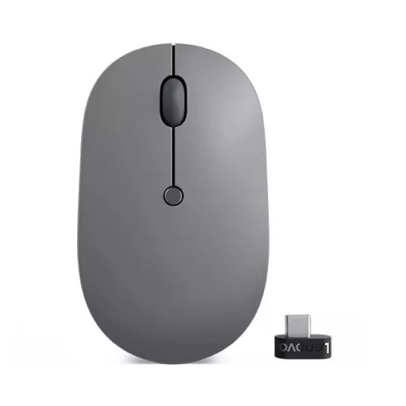 Lenovo Go USB-C belaidė pelė, skirta biurui, ambidekstrinė, RF belaidė, optinė, 2400 DPI