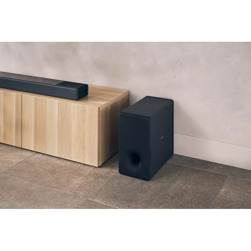 Sony SA-SW3 kompaktiškas žemų dažnių garsiakalbis, juodas, aktyvus, 200 W