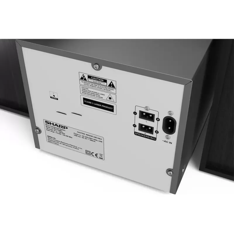 Sharp XL-B517D Namų garso mikro sistema 45 W Juoda