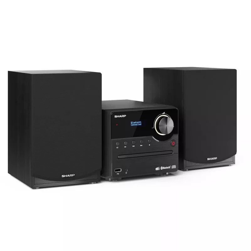 Sharp XL-B517D Namų garso mikro sistema 45 W Juoda