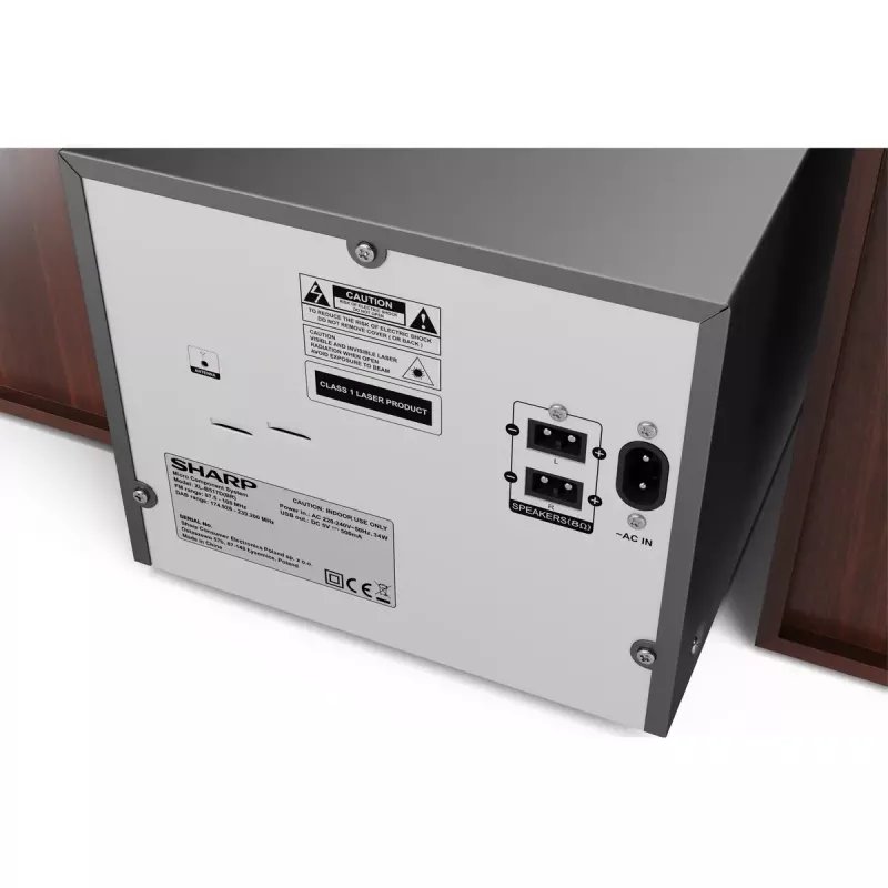 Sharp XL-B517D Namų garso mikro sistema 45 W Ruda