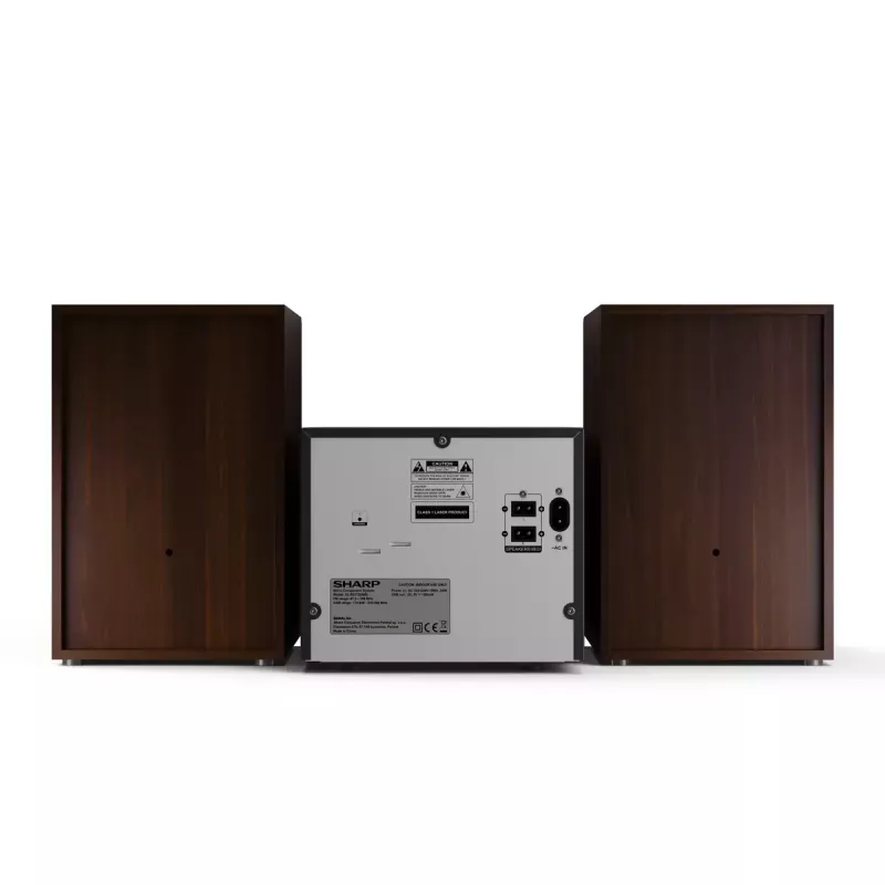 Sharp XL-B517D Namų garso mikro sistema 45 W Ruda