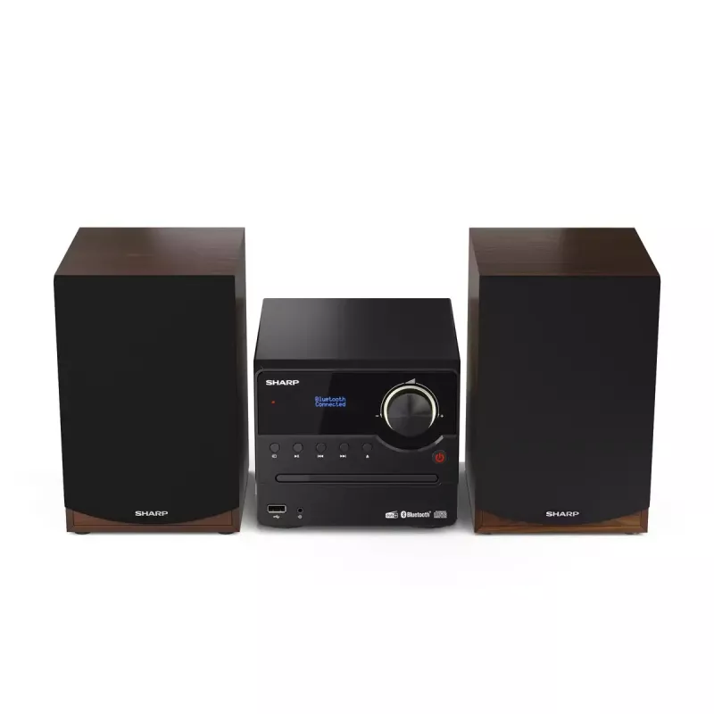 Sharp XL-B517D Namų garso mikro sistema 45 W Ruda