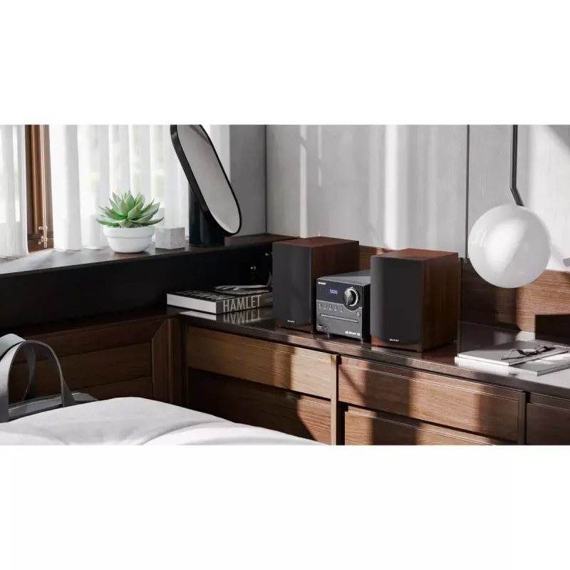 Sharp XL-B517D Namų garso mikro sistema 45 W Ruda