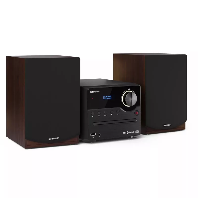 Sharp XL-B517D Namų garso mikro sistema 45 W Ruda