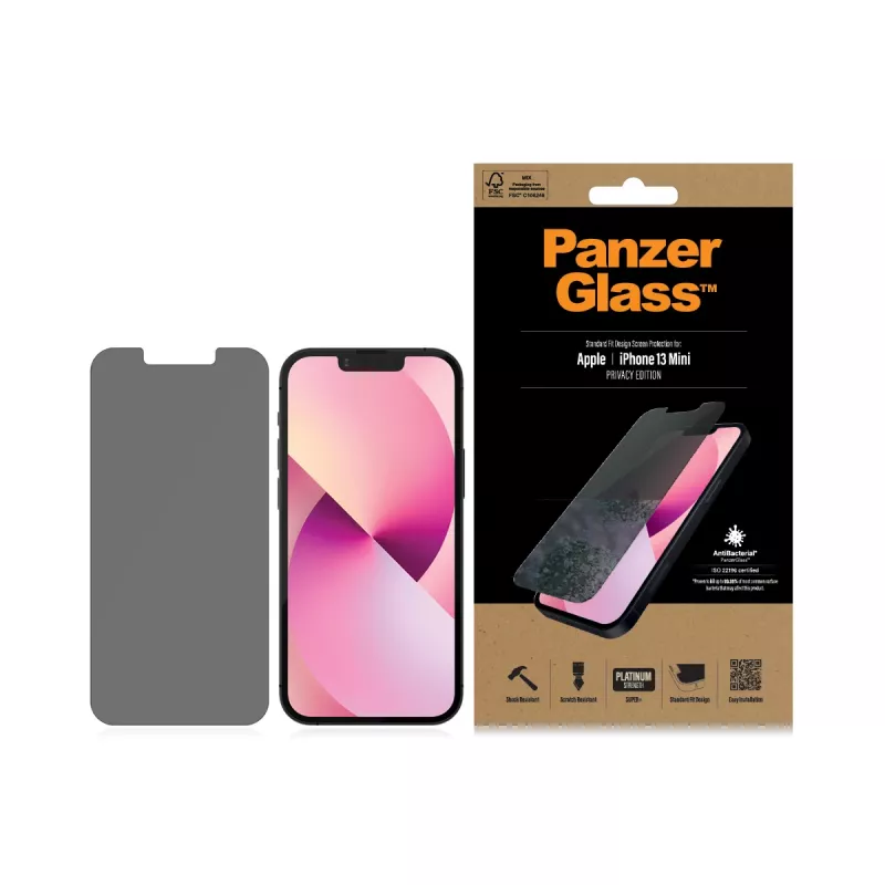 PanzerGlass ® Privatumo ekrano apsauga iPhone 13 Mini | Standard Fit