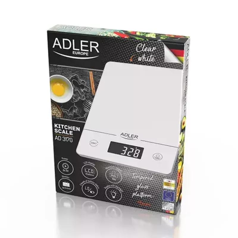 Elektroninė virtuvinė svarstyklė Adler AD 3170