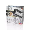 Rankinis plaktuvas Adler AD 4225 — 5 greičiai, turbo, 300 W, inox/sidabrinė-juoda, plakikliai ir tešlos kabliukai