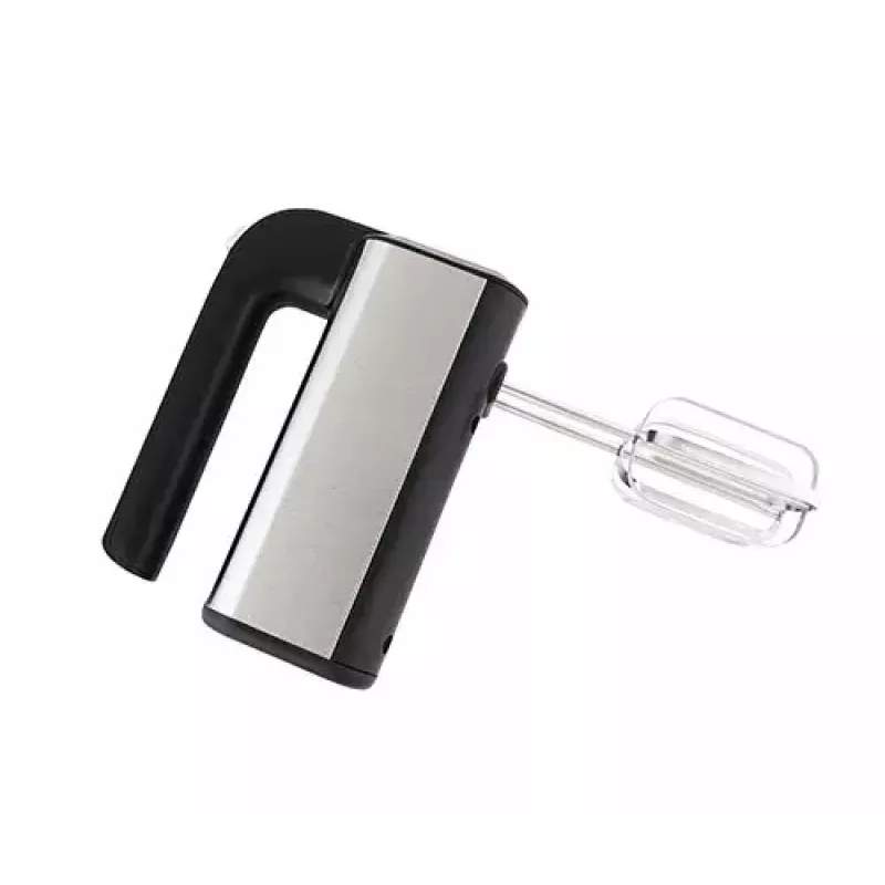 Rankinis plaktuvas Adler AD 4225 — 5 greičiai, turbo, 300 W, inox/sidabrinė-juoda, plakikliai ir tešlos kabliukai