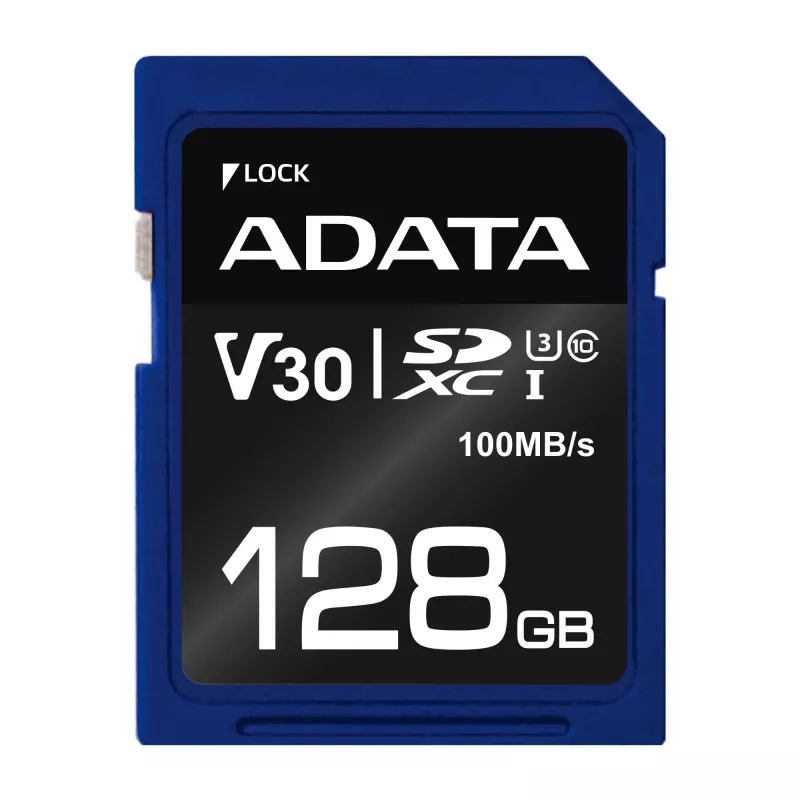 ADATA ASDX128GUI3V30S-R atminties kortelė 128 GB SDXC UHS-I Class 10