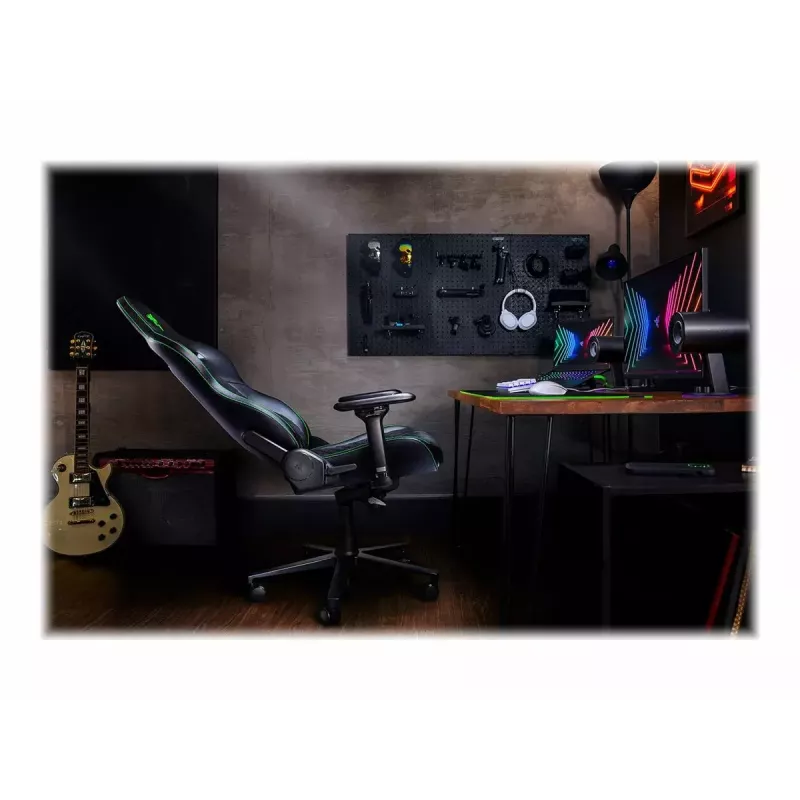 Žaidimų kėdė PC Razer Enki su aptraukta sėdyne Juoda, 136 kg, 670x680x1380 mm