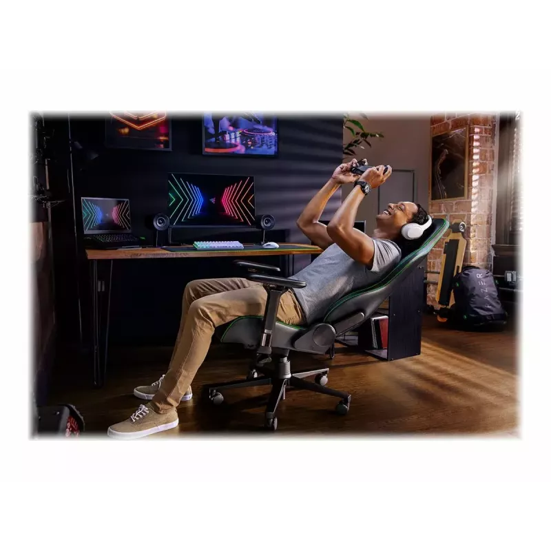 Žaidimų kėdė PC Razer Enki su aptraukta sėdyne Juoda, 136 kg, 670x680x1380 mm
