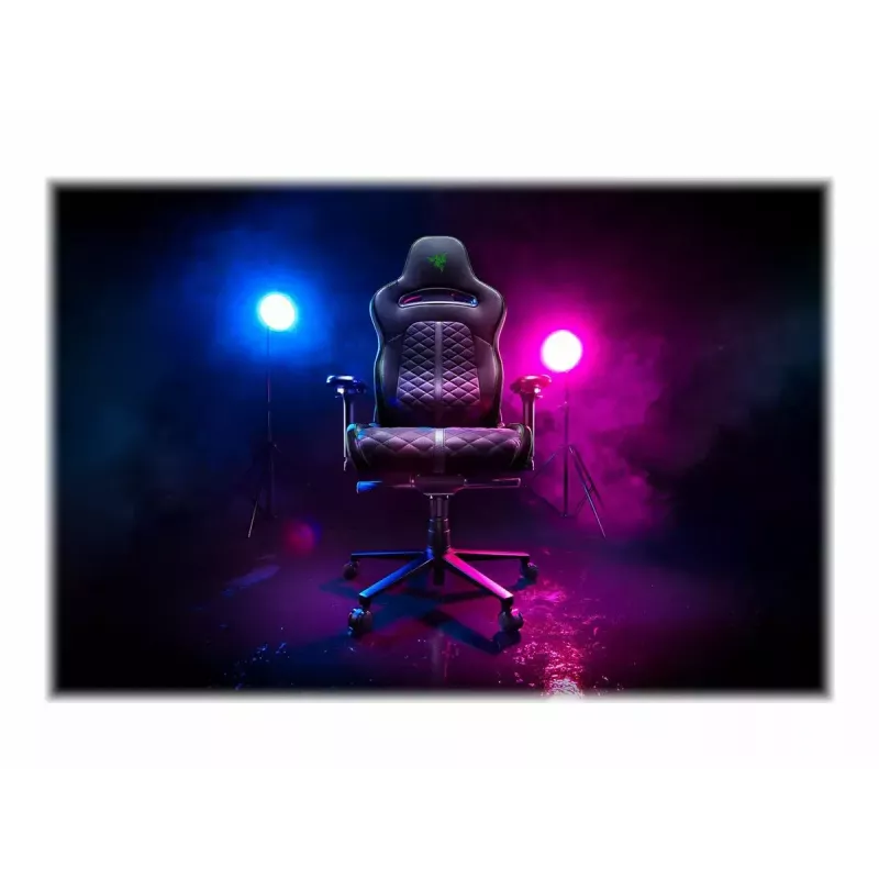 Žaidimų kėdė PC Razer Enki su aptraukta sėdyne Juoda, 136 kg, 670x680x1380 mm