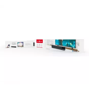 Nešiojamas stereofoninis garsiakalbis Gembird SPK-BT-BAR400-01