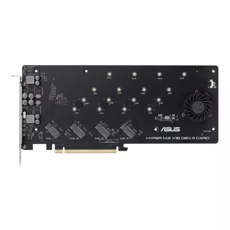 ASUS Hyper M.2 x16 Gen 4 sąsajos kortelės / adapteris Vidinis