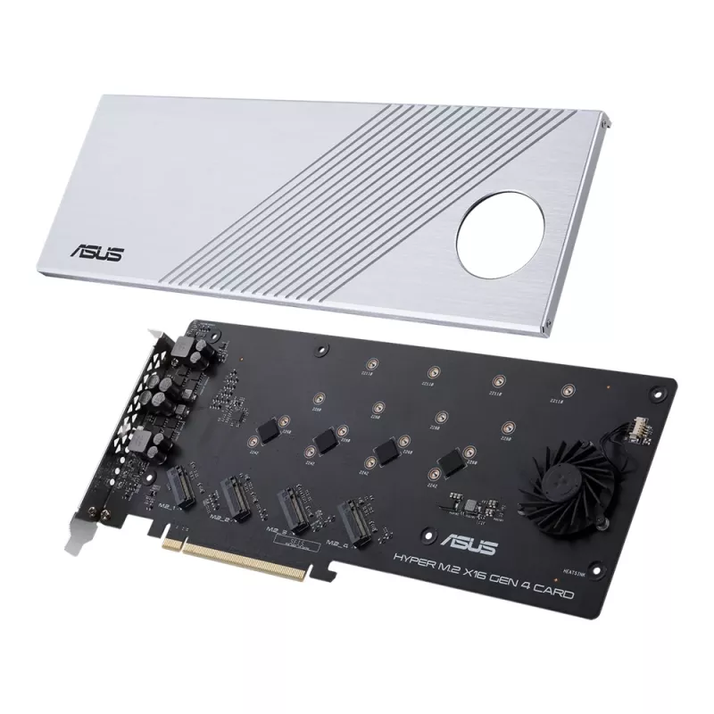 ASUS Hyper M.2 x16 Gen 4 sąsajos kortelės / adapteris Vidinis