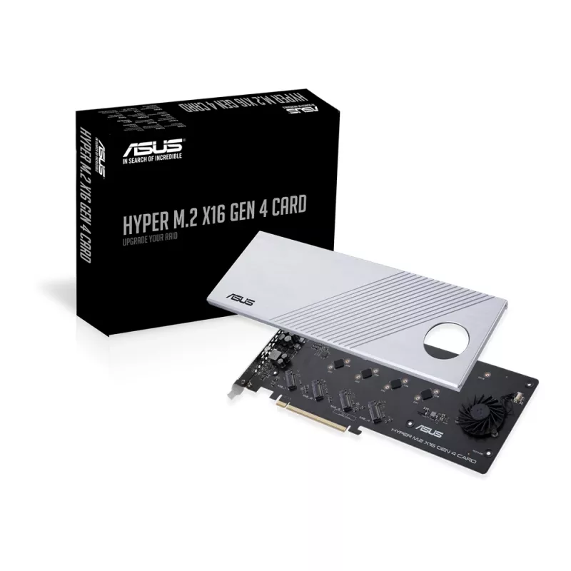 ASUS Hyper M.2 x16 Gen 4 sąsajos kortelės / adapteris Vidinis