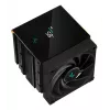 Oro aušintuvas DeepCool AK620 12 cm, du 120 mm ventiliatoriai, 6 šilumos vamzdeliai, TDP 260 W, PWM, FDB, aukštis 160 mm, juodas