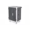 DIGITUS įkrovimo vežimėlis 30 įkrovimo vietų, 15,6 col., juodas 1100 x 700 x 650 mm, su USB, PDU, ventiliatoriumi