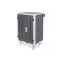 DIGITUS įkrovimo vežimėlis 30 įkrovimo vietų, 15,6 col., juodas 1100 x 700 x 650 mm, su USB, PDU, ventiliatoriumi