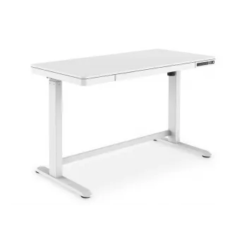 DIGITUS Elektra reguliuojamo aukščio stalas 120x60x12cm su USB, baltas