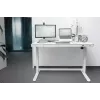 DIGITUS Elektra reguliuojamo aukščio stalas 120x60x12cm su USB, baltas