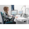 DIGITUS Elektra reguliuojamo aukščio stalas 120x60x12cm su USB, baltas