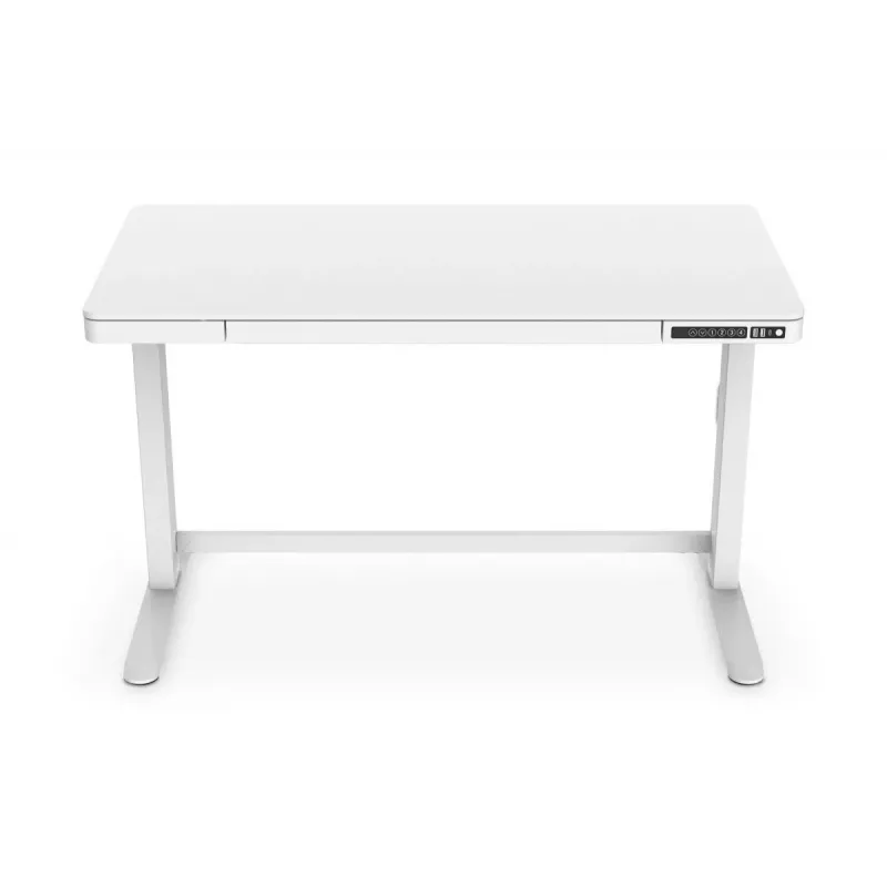DIGITUS Elektra reguliuojamo aukščio stalas 120x60x12cm su USB, baltas