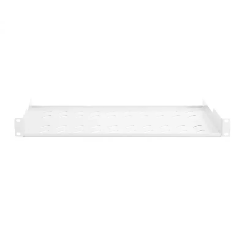 DIGITUS 1U stacionari ventiliuojama lentyna, pilka (RAL 7035), iki 15 kg, 45x483x250 mm