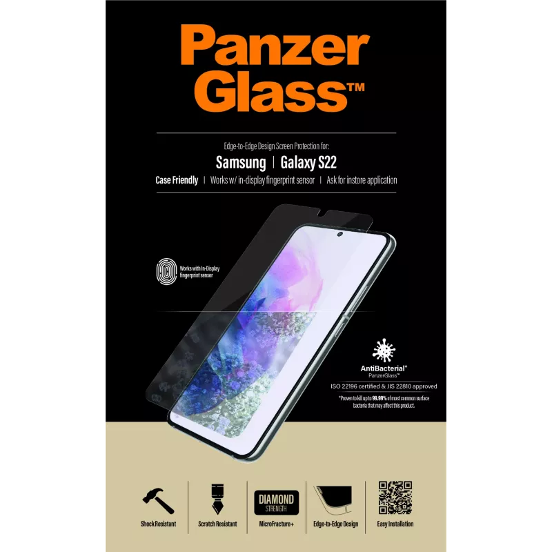 PanzerGlass ® UltraForce1 Samsung Galaxy S22 5G | Ekrano apsauga