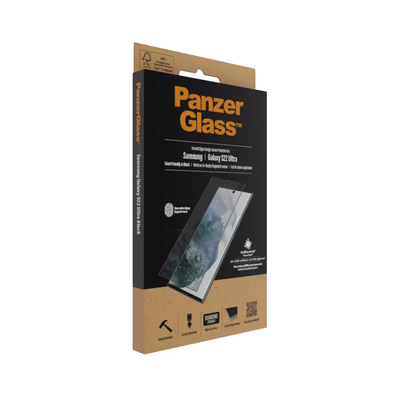 PanzerGlass ® UltraForce1 Samsung Galaxy S22 Ultra 5G | Ekrano apsauga