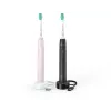 Philips Sonicare 3100 serija 3100 serija HX3675/15 2 vnt. rinkinys elektrinių soninių dantų šepetėlių - juoda ir rožinė