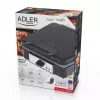 Waffle iron Adler AD 3049, 4 square waffles, non-stick, 1800 W, Juoda