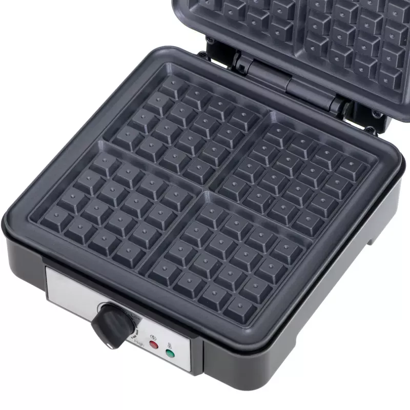 Waffle iron Adler AD 3049, 4 square waffles, non-stick, 1800 W, Juoda
