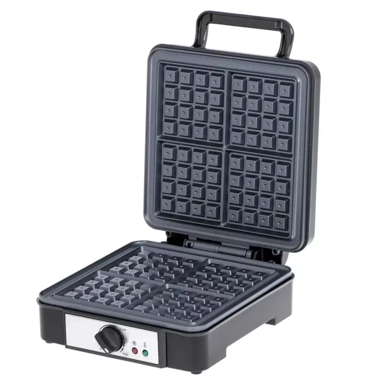 Waffle iron Adler AD 3049, 4 square waffles, non-stick, 1800 W, Juoda