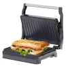Kontaktinis grilis Adler AD 3052 stačiakampis plieno/juodas, 1200 W, grotelės, užrakinamas dangtis