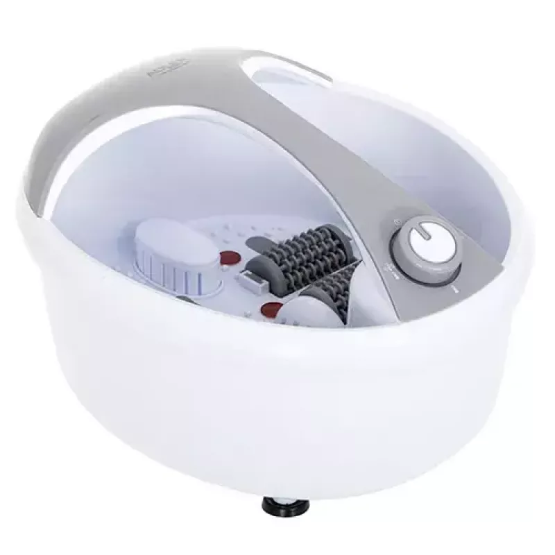 Pėdų vonelė Adler AD 2177 — infraraudonųjų spindulių pėdų masažuoklis su šildymu, vibracija, burbuliukais, 450 W galia, 5,6 l talpos bakeliu, ergonomiška rankena