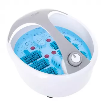 Pėdų vonelė Adler AD 2177 — infraraudonųjų spindulių pėdų masažuoklis su šildymu, vibracija, burbuliukais, 450 W galia, 5,6 l talpos bakeliu, ergonomiška rankena
