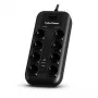 CyberPower P0820SUF0-DE viršįtampių slopintuvas juodas 8 kintamosios srovės lizdai(-ų) 200–250 V 1,8 m