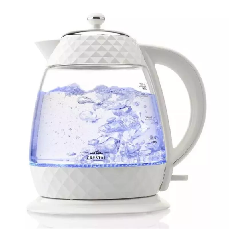 Elektrinis virdulys Eta Crystal 1,7 l 2200 W permatomas baltas