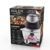 Elektrinis maisto smulkintuvas Adler AD 4082, 1,2 l stiklinis dubuo, 300 W, 2 greičiai, impulsinis, nerūdijančio plieno peiliai