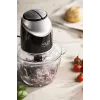 Elektrinis maisto smulkintuvas Adler AD 4082, 1,2 l stiklinis dubuo, 300 W, 2 greičiai, impulsinis, nerūdijančio plieno peiliai