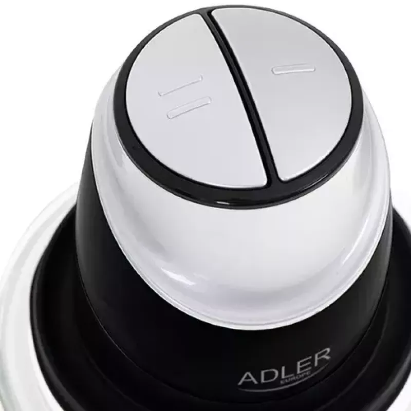 Elektrinis maisto smulkintuvas Adler AD 4082, 1,2 l stiklinis dubuo, 300 W, 2 greičiai, impulsinis, nerūdijančio plieno peiliai