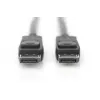 DIGITUS DisplayPort kabelis, DP M/M, 3m su užraktu, Ultra HD 8K, Vers. 1.3/1.4, juodas